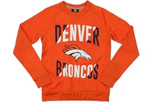 Outerstuff NFL Boys Youth (8-20) / Kids (4-7) Performance Fleece Crew Neck Long Sleeve Sweatshirt- Team Options