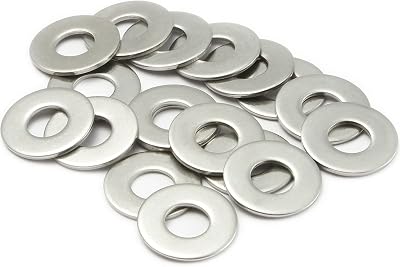 AMLOOPH M12 Washer 24mm OD 13mm ID 1.5mm Thick 20 Pack A2 304 Stainless