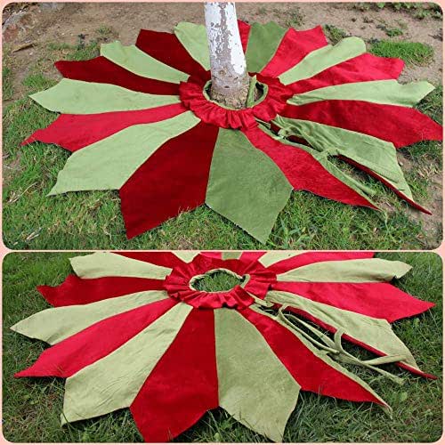 Amazon.com Patchwork Tree Skirt, 40 to 78 inches Quilted Christmas