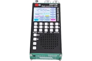 Luocute Full Band Radio, AM FM SW LW AIR SSB with SI4732 Dual System, 2.4 Inch IPS Touchscreen, 5.0, for HAM Radio Enthusiast