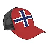 Cute Funny Norway Flag Hat Men Women Adjustable