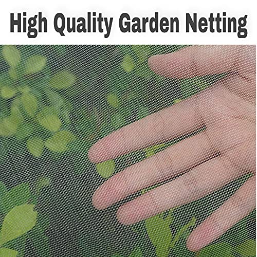 OAHAO Insect Netting Mesh – Fine Garden Netting for Vegetables, Fruits, Flowers & Crops, Butterfly & Bird Protection, Greenhouse Row Covers & Raised Bed Barrier (3x4m)