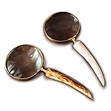 India Handicrafts 20487 Natural Horn Brown and