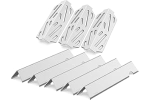 QULIMETAL Genesis ii Flavorizer Bars Heat Deflector Replacement Parts for Weber Genesis II 300 /LX 300, GS4 Genesis II E-310 E-315 S-335 Grills, Genesis 2 Grill Parts for Weber 66795 66685, 304 Stainless Steel