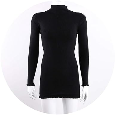 Cool July Turtleneck Long Sleeve Skinny Stretchy Cotton Knitted