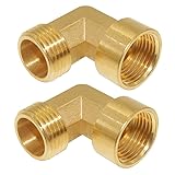 Joywayus 3/4"NPT Male x 3/4"NPT Female 90-Degree