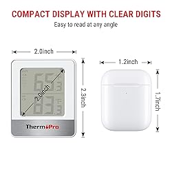 ThermoPro Indoor Outdoor Thermometer Wireless