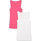 Amazon Essentials Women's Slim Fit Square Neck Tank Top
