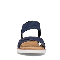 Skechers Women's Ankle-Strap Sandal, Navy, 8