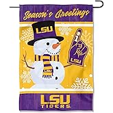 Louisiana State LSU Tigers Holiday Winter Snow Garden Banner Flag