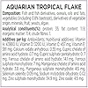 AQUARIAN Complete Nutrition, Aquarium Tropical & Temperate Fish Food Flakes, 50g Container