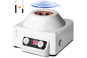 Cekegon Centrifuge, PRP Centrifuge Machine 6x10ml with LCD Digital Control, 4000rpm 1685xg RCF Portable Lab Benchtop Centrifuges, Timer 1-99min