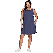 Amazon.com: RBX Plus Size Stretch Woven Tank Dress