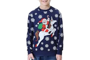 BesserBay Christmas Kids Ugly Long Sleeve Funny Sweatshirt 4-14 Years