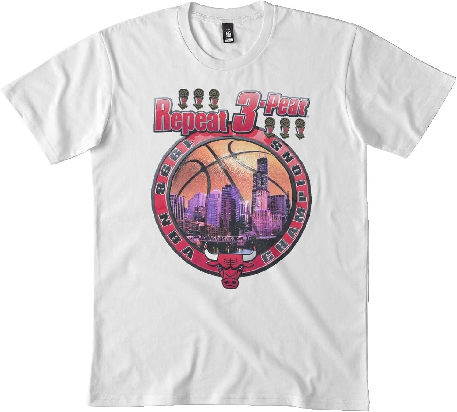 repeat 3 peat bulls shirt