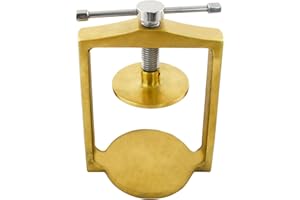 AAProTools Press Denture Flask Dental Lab Clamp Equipment Brass Dental Flasks Compress Press Double DN-2306