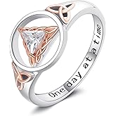 YAFEINI AA Sobriety Ring 925 Sterling Silver Alcoholics Anonymous Ring Recovery Jewelry Stay Sober Gifts for Women US 7/8
