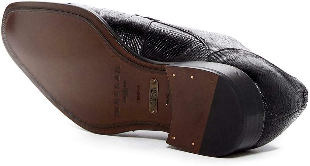 mezlan valdes genuine lizard cap toe derby