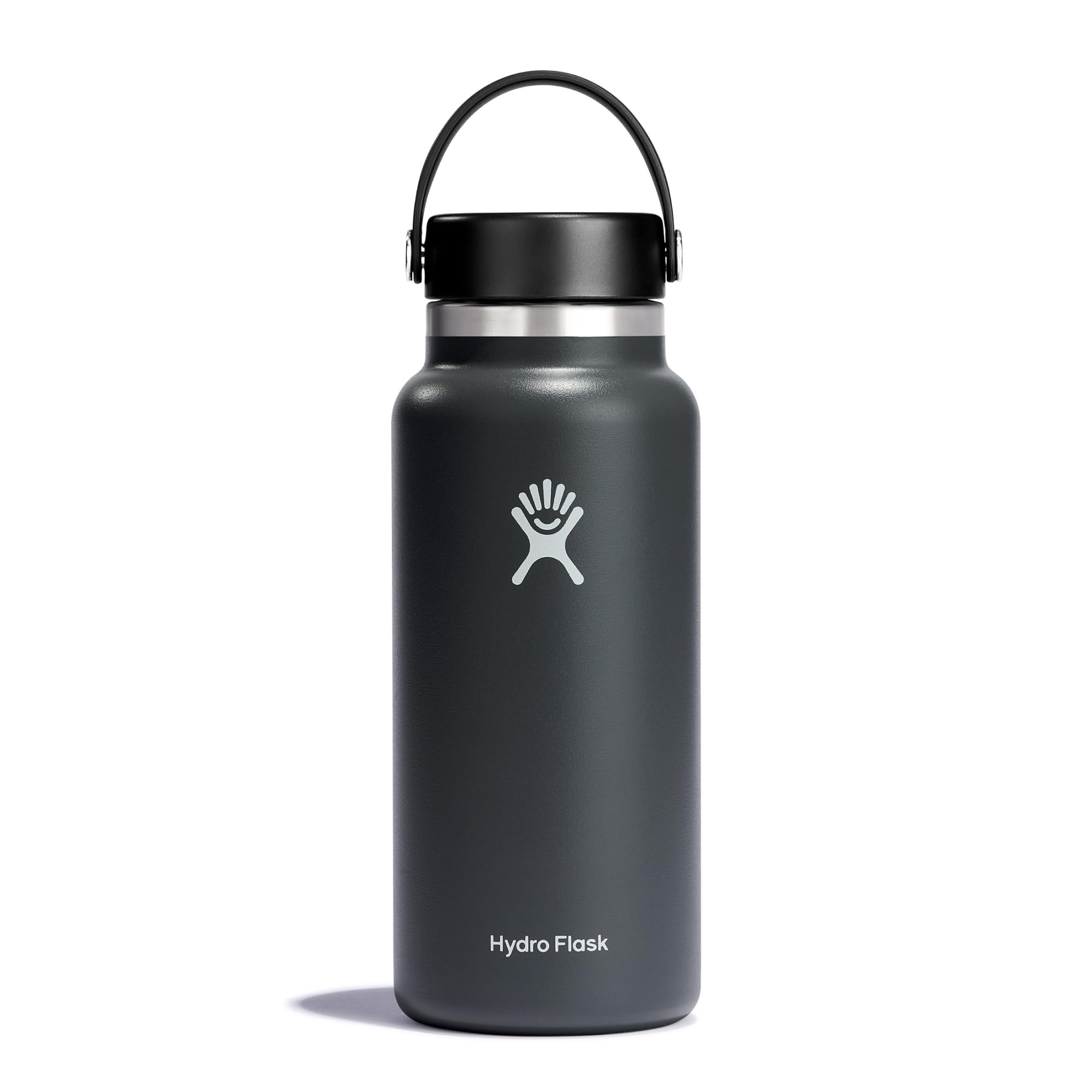 Hydro Flask - Water Bottle 946 ml (32 oz) - Vacuum Insulated Stainless Steel Water Bottle with Leak Proof Flex Cap and Powder Coat - Wide Mouth - Stone