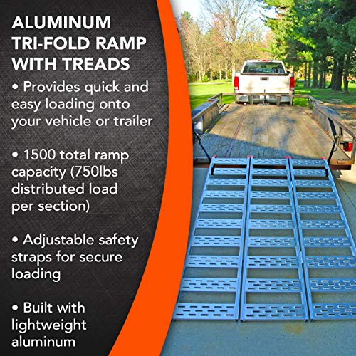 1 CargoSmart+Aluminum+Tri+Fold+Ramp+Treads