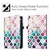 Fintie Folio Case for Amazon Fire HD 8 (Previous Generation - 6th) 2016 release - Slim Fit Premium Vegan Leather Standing Protective Cover With Auto Wake / Sleep, Moroccan Love