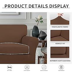 Easy-Going 2 Pieces Microfiber Stretch Chair