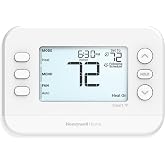Honeywell Home X2S Smart Wi-Fi Thermostat, White | Conventional/Heat Pump Compatibility, WiFi Thermostat for Home