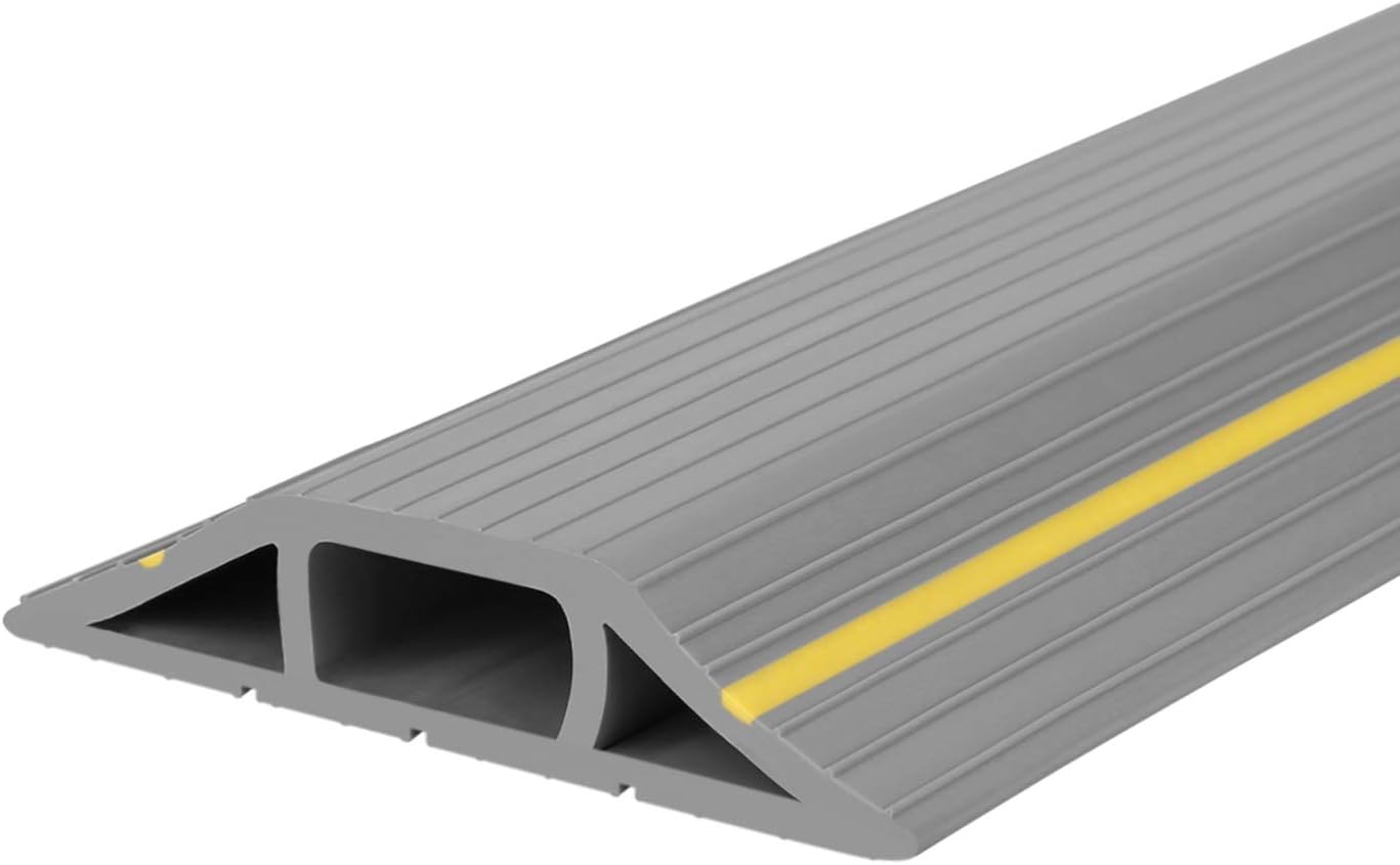 Kabelbrug Halfronde Vloerkabelhoes 1M Flexibele Kabelgoot Zelfklevende Vloer Kabelgoot, Mini Cable Trunking Voor Kantoor, Concert etc, Kabel Bescherming en Preventie Van Struikelgevaar Kabelbrug Halfronde Vloerkabelhoes 1M Flexibele Kabelgoot Zelfklevende Vloer Kabelgoot, Mini Cable Trunking Voor Kantoor, Concert etc, Kabel Bescherming en Preventie Van Struikelgevaar