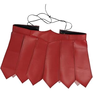 harayaa Cosplay Skirt PU Leather Adjustable Medieval Knight Costume Belt Dress Clothing Suitable for Halloween Party Stage De