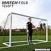 QuickPlay Match-Fold Soccer Goal (12x6') with 2YR Warranty