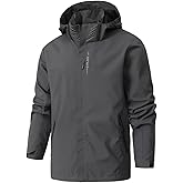 drakloak Women's Waterproof Rain Jacket Lightweight Hooded Raincoat for Hiking Travel Outdoor Softshell Windbreaker