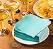 BLUE PANDA Teal Green Party Decorations, Paper Napkins (5 x 5 In, 200 Pack) - Party Decoration - Teal Green Napkins - Christmas Napkins
