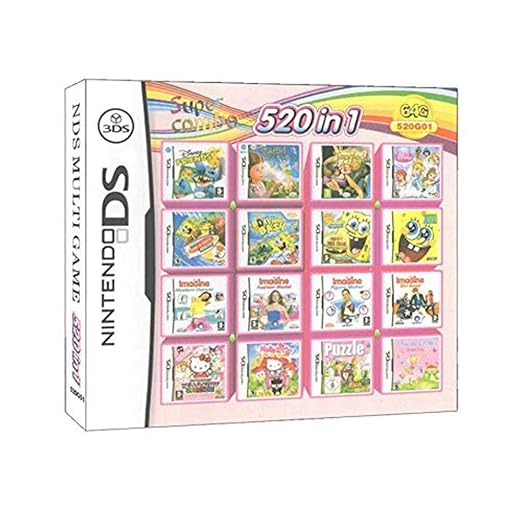 520 in 1 DS Game Cartridge Multicart US Version For