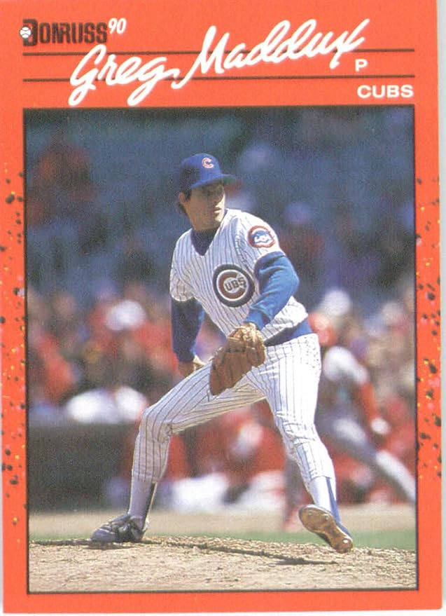1990 Donruss 158 Greg Maddux Chicago Cubs Baseball Card at Amazon's