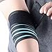 Workouty Exercise Fitness Elastic Elbow Straps 40inches Elbow Wrist Knee Support Brace One Pair with Carry Bag (Blue)