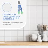 Flintronic Grout Pen 6pcs Light Grey Tile Repair Markers Sealer Pens view 7
