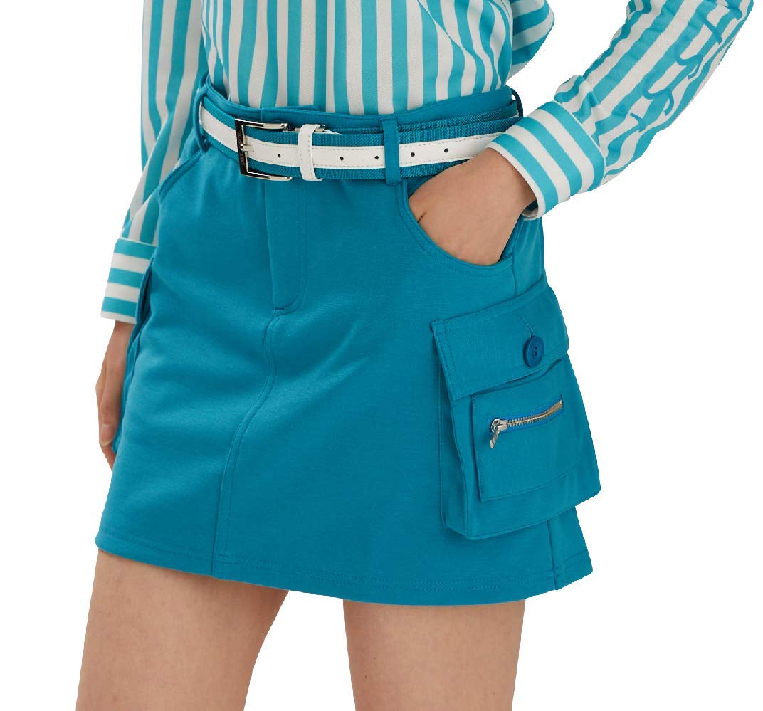 Mua 7112 L Blue S アンダーパンツ付カーゴスカート 小さいサイズ ブルー ポンチ ストレッチ デルソル ゴルフウェア レディース Tren Amazon Nhật Chinh Hang 21 Fado