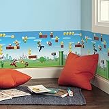 RoomMates RMK11193BD Nintendo New Super Mario Bros. Peel and Stick Wallpaper Border