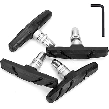 SUPVOX 4 Pairs Bicycle Disc Brake Pads Sturdy Brake Disc