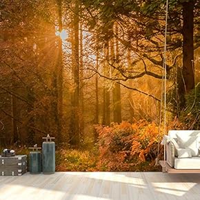 Wall Mural Forest Removable Wallpaper Wall Sticker for Bedroom Living Room - 66x96 inches