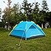 Sowin Automatic Pop Up Family Camping Tent 3-4 Person Backpacking Lightweight Waterproof Instant Dome Tents for Beach Outdoor Hiking Fishing with Carry Bag