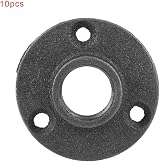 Garosa 10pcs Malleable Iron Floor Flange DN20 3/4" Threaded Pipe Fitting for view 2
