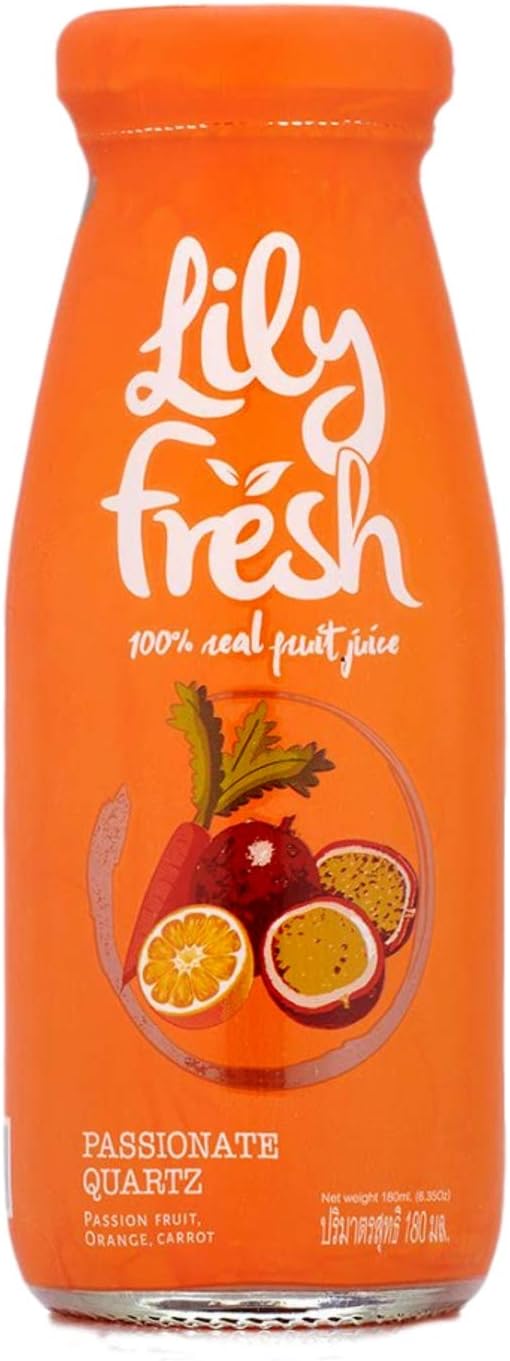 Lily Fresh - Imported Passion Fruit Orange Carrot Juice - 180 ml