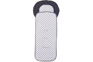 Little Dedi Iceberg Stroller Liner - 4D Iceberg Fabric, Quick-Dry, Universal Fit, Oeko-Tex Certified, Refreshing Comfort for Strollers (Grey, 5x29)