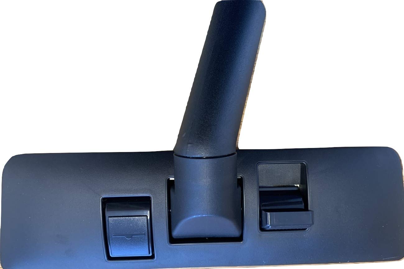 Quailitas Universal Plastic Dual Pedal Floor Tool - 32 x 270 mm, Black, Vacuum Brush Head for Use on Carpets & Floors, Easy Attachment & Handling