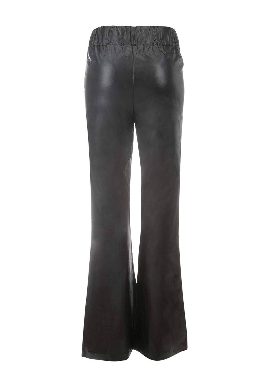black leather bell bottoms