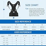 Cotill Posture Corrector Back Brace with Lumbar Support M Size Neoprene view 5