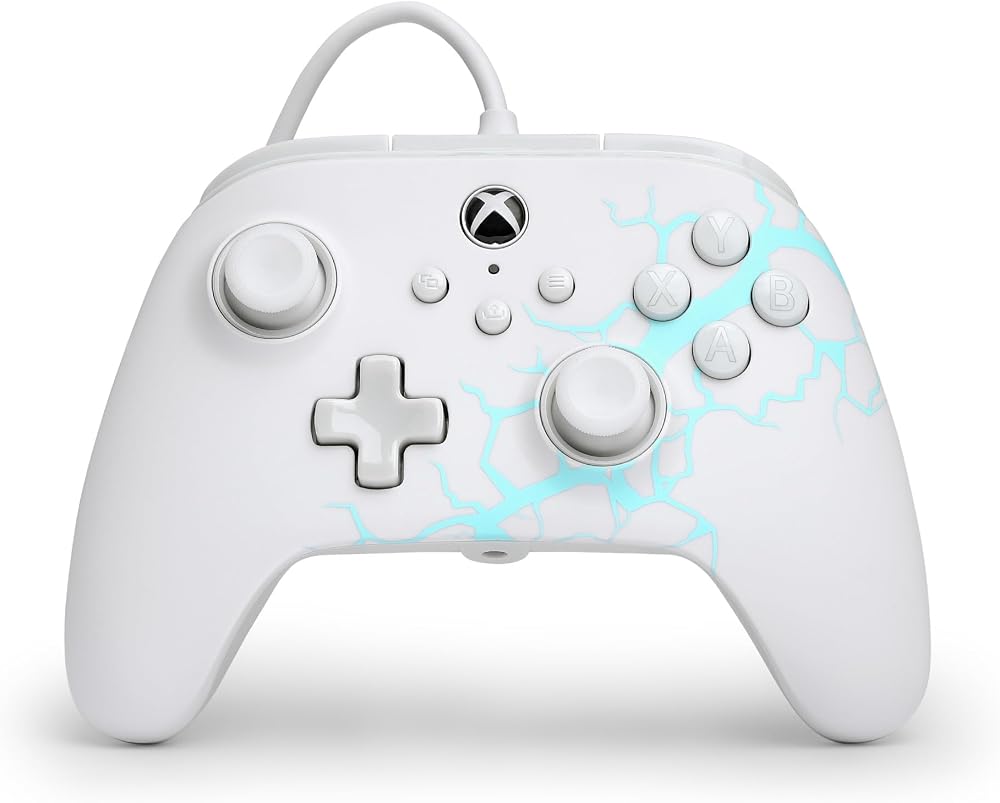 PowerA Advantage Wired Controller Xbox Series X|S Arctic Ice Officially Licensed