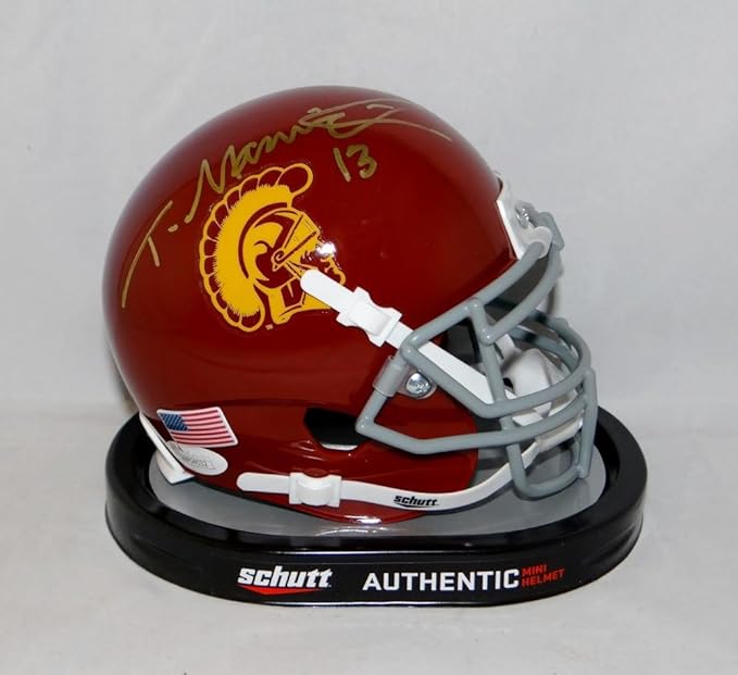 Todd Marinovich Autographed USC Trojans Schutt Mini Helmet