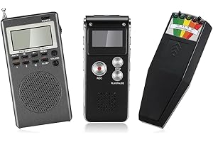 UEYGHEP Paranormal Research Tools Includes 3 Pcs Equipment- 1 Pcs Voice Recorder, 1 Pcs LED Emf Magnetic Field Detector